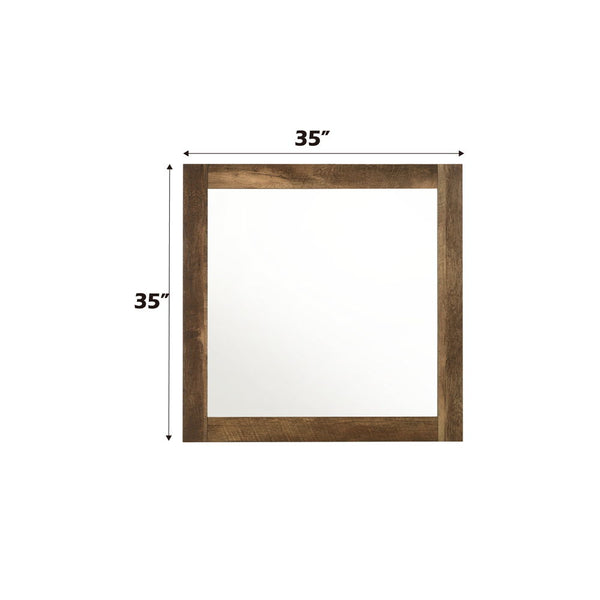 Morales - Mirror - Rustic Oak