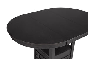 Hartwell - Counter Height Table - Charcoal Black