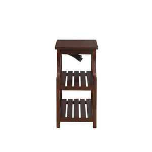 Wasaki - Accent Table With USB - Espresso