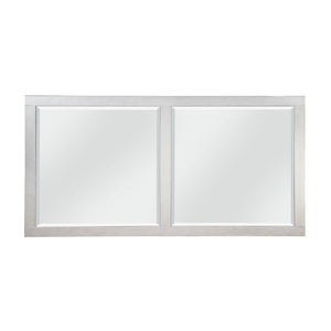 Varian - Dining Table (78"L) - Mirrored & Antique Platinum