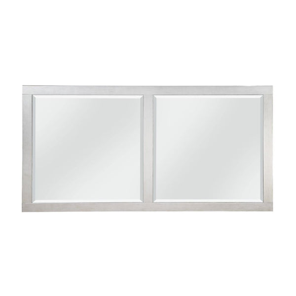 Varian - Dining Table (78"L) - Mirrored & Antique Platinum