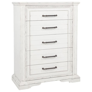 Mckinney - 5-Drawer Bedroom Chest Of Drawers - Vintage White