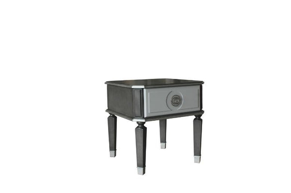 House Beatrice - End Table - Charcoal & Light Gray