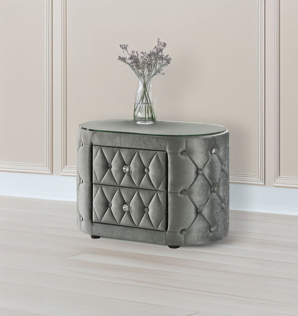 Voltare - Nightstand - Gray