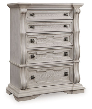Bruchandi - Five Drawer Chest - Antique White