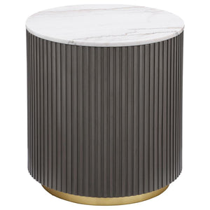 Jason - Round Marble Coffee Table Set