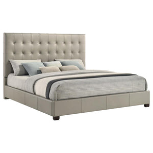 Medley - Genuine Leather Platform Bed
