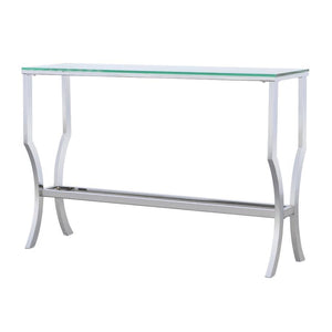 Saide - Rectangular Glass Top Table