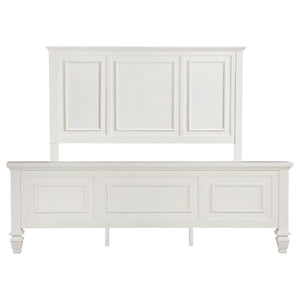 Sandy Beach - 63" Panel Bed with High Headboard