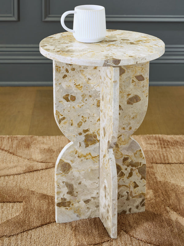 Treygan - Beige - Accent Table