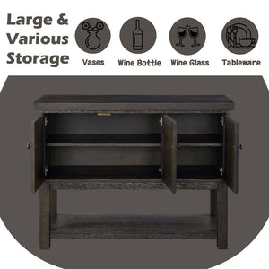 Haddie - Server - Distressed Walnut