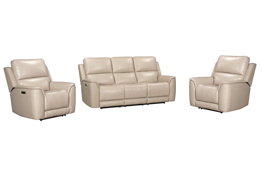 Easton - Zero Gravity Power Reclining Sofa Set Beige 3 Pc. Sofa, 2 Recliners