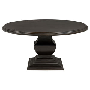 Twyla - 60" Round Wood Dining Room Table - Dark Cocoa