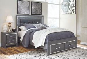 Lodanna - Storage Bed Gray