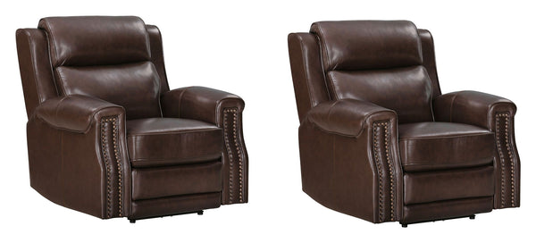 Hensley - Power Recliner Smooth Espresso 2 Pieces
