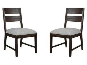 Portico - Ladderback Dining Chair (Set of 2) - Warm Brown