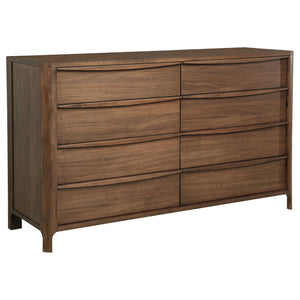 Maderia - 8-Drawer Dresser Cabinet - Walnut