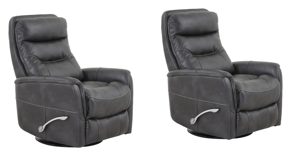 Gemini - 33.5" Swivel Glider Recliner (Set of 2) Autumn