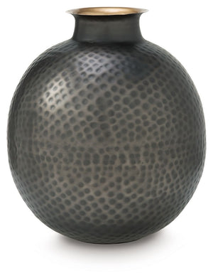 Woody - Vase Dark Gray 12"W x 12"D x 14"H