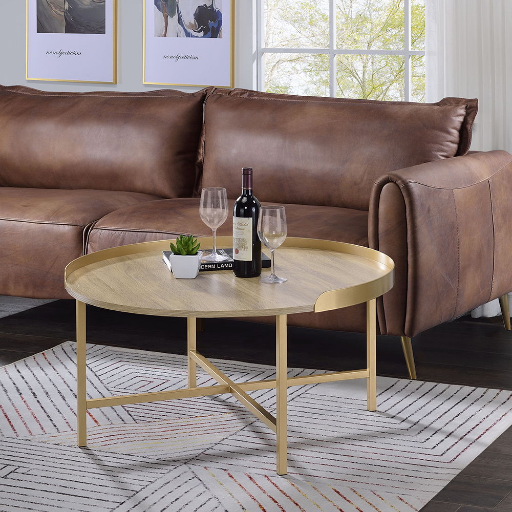 Mithea - Table Gold Coffee Tables