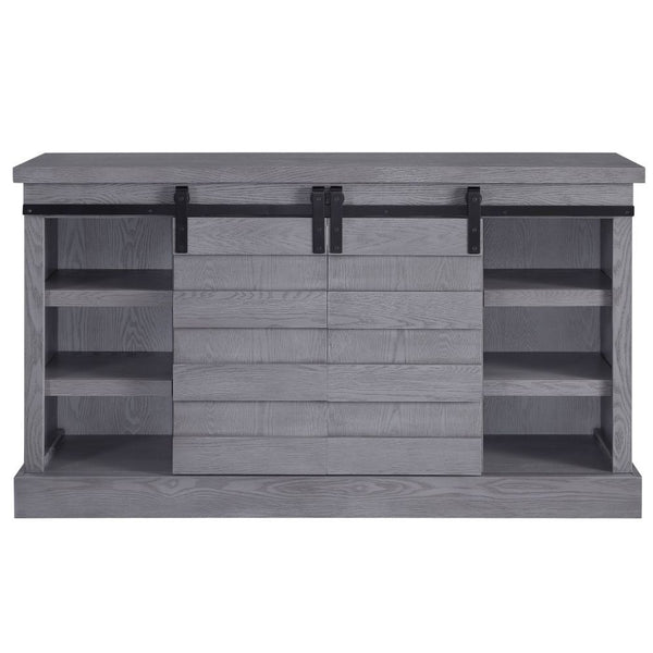 Amrita - TV Stand - Gray Oak