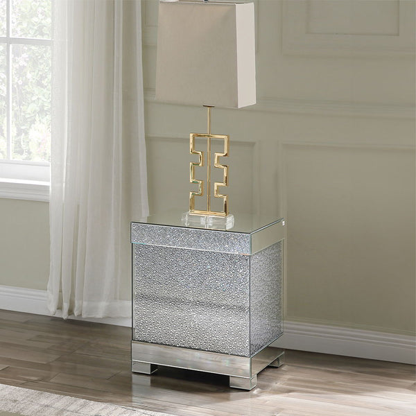 Mallika - Table Pearl Silver End Tables