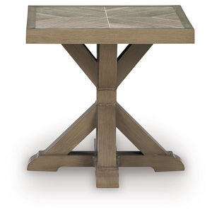Laguna Heights - Square End Table - Beige
