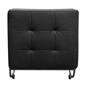 Senon - Adjustable Chair (Futon) - Silver & Black