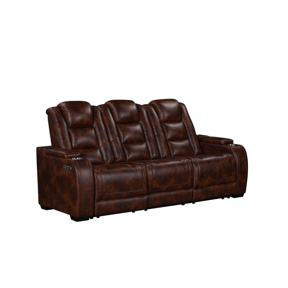 Chester - Reclining Sofa Dark Brown Manual Reclining