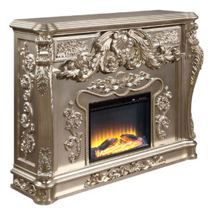 Zabrina - Fireplace - Antique Silver Finish - 49.7"