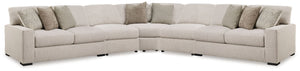 Ballyton - Sectional Beige 5 Pc. Sectional