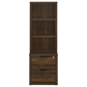 Westpark - 3-Shelf Bookcase USB And Lockable Drawer