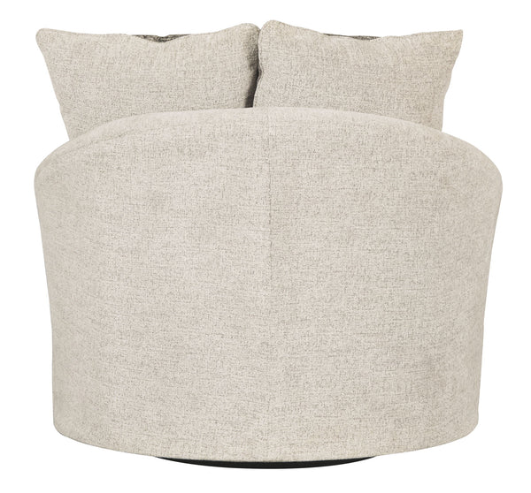 Soletren - Swivel Accent Chair - Stone
