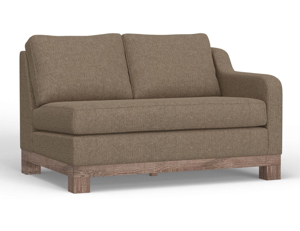 Samba - Right-Arm Loveseat - Brown Camel