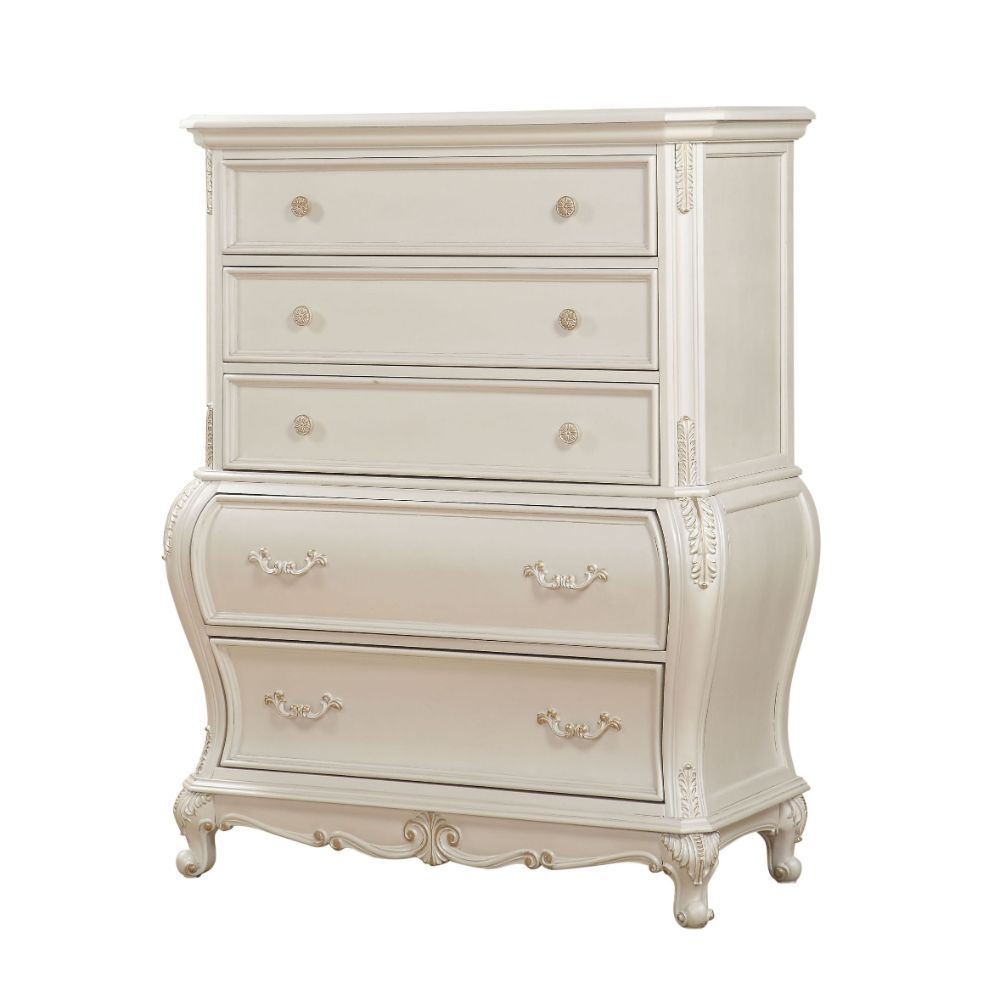 Chantelle - Chest - Pearl White