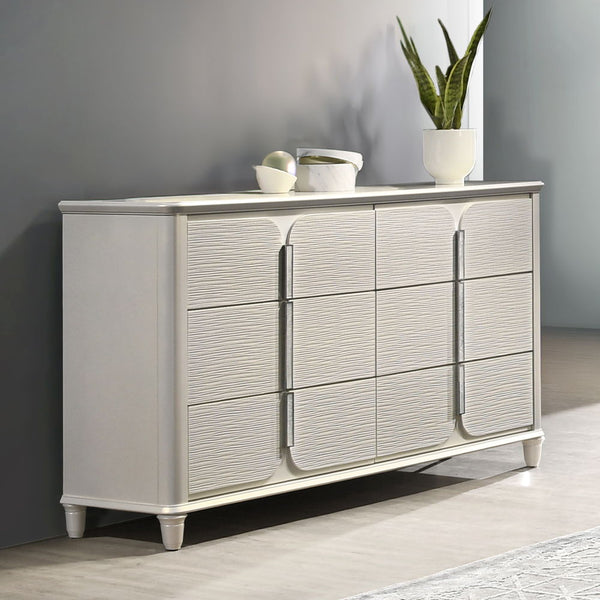 Laveda - Dresser - Pearl White