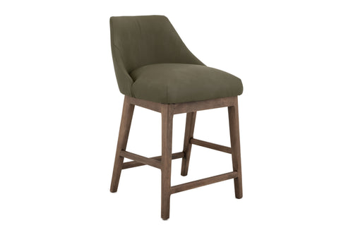 Mezquite - Upholstered Barstool Dark Green Counter Height (24"-27")