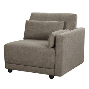 Rylie - Modular Chair With Pillows Dark Gray Right Arm Facing