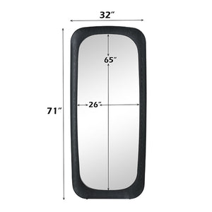 Izusa - Floor Mirror - Black
