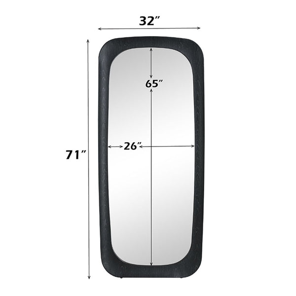 Izusa - Floor Mirror - Black