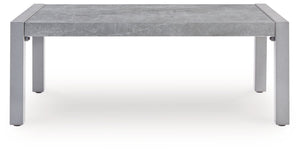 Hurley Park - 4 Pc. - Outdoor Sofa, 2 Lounge Chairs And Coffee Table - Gray