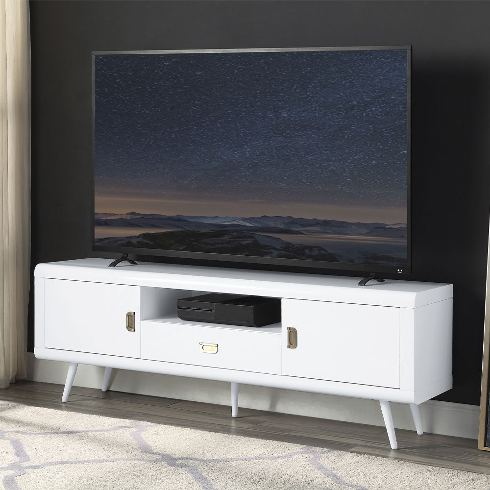 Pagan - TV Stand - White High Gloss