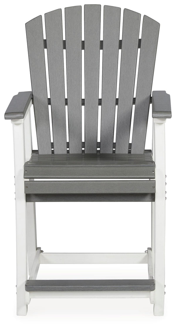 Transville - Barstool (Set of 2) - Gray / White