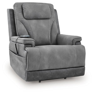4Z-Peaceful Pause - Serenity Zone - Power Lift Recliner Dark Gray