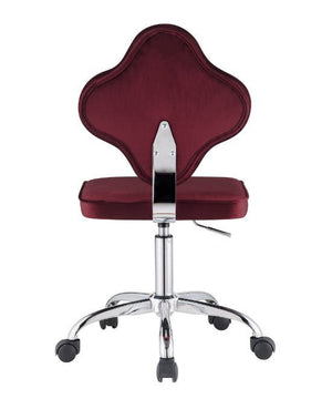 Clover - Office Chair - Red Velvet