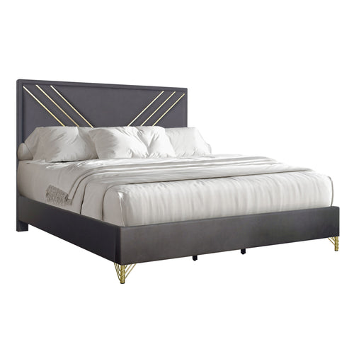 Symmetry - Bed Dark Gray