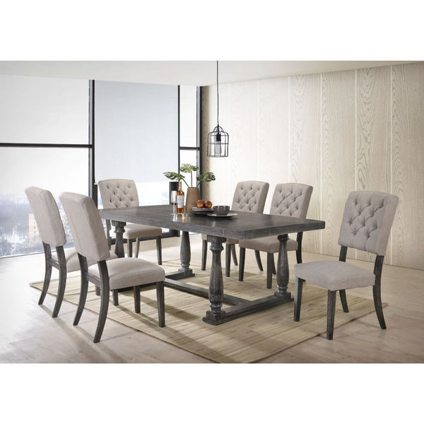 Bernard - Dining Table Weathered Gray Oak