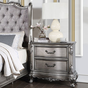 Ariadne - Nightstand - Antique Platinum