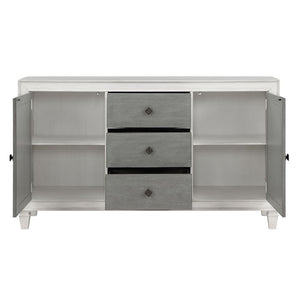 Katia - Server - Rustic Gray & Weathered White