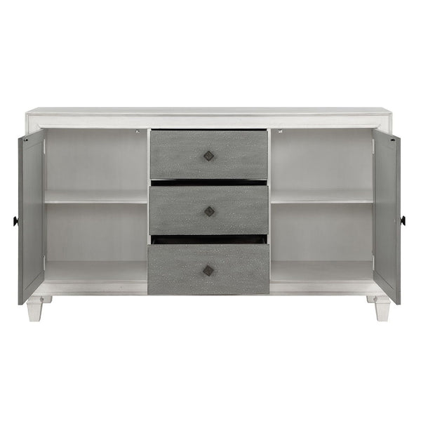 Katia - Server - Rustic Gray & Weathered White